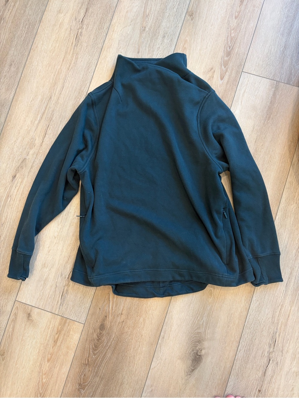 Athleta Dark Teal/Deep Green Pullover Jacket